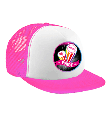 LOGO TRUCKER CAP PINK