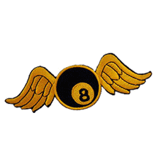 YELLOW 8 BALL WINGS